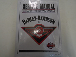 1991 1992 Harley Davidson Softail Modèles Service Shop Réparation Manuel OEM New - £157.27 GBP