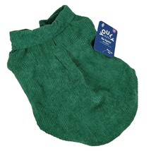 Youly Hipster Green Cordouroy Pet Shirt Dog Extra Small XS 11 inches - £9.72 GBP