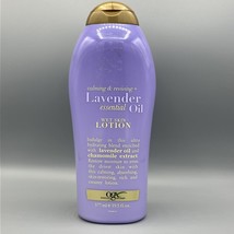 OGX Lavender Wet Skin Lotion Calming &amp; Reviving Large 19.5 fl oz Essential Oil - £31.56 GBP