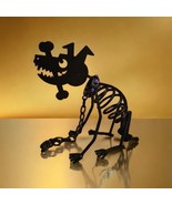 Vintage Halloween Partylite Sticks The Dog Skeleton Candle Holder P8280 - £59.22 GBP