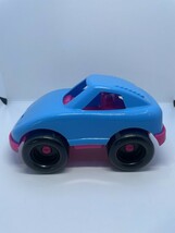 American Plastic Toys Inc Blue Toy car. Made in USA. Item 410. - $12.35