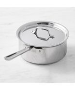 All-Clad D3® Tri-Ply Stainless-Steel 3-qt  Saucepan with lid (scratched) - $109.99