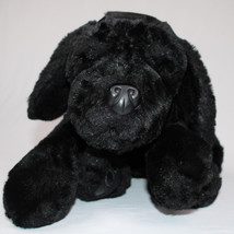 The Petting Zoo Plush Dog Black Lab Labrador Retriever Super Soft And Cute 1994 - £7.84 GBP