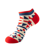 Triangle Pattern Low Cut Socks (One Size)  - £11.87 GBP