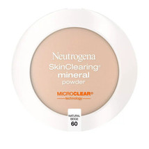 Neutrogena SkinClearing Mineral Acne Powder, Natural Beige 60, 0.38 oz.. - £23.73 GBP