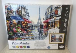 Paintworks® Paris Flower Shop Paint-by-Number Kit - £13.93 GBP