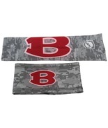Sports Headband B Red Gray Running Sweat Head Armband Sweatbands Hair Band - $287.84 MXN
