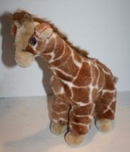 A&amp;A Realistic Plush Giraffe 16&quot; Standing Stuffed Zoo Safari Animal Soft ... - $16.45