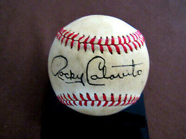 Rocky Colavito Indians Yankees Signed Auto Lee Macphail Oal Baseball PSA/DNA - £197.83 GBP