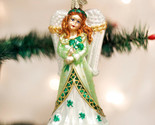 OLD WORLD CHRISTMAS IRISH ANGEL GLASS CHRISTMAS ORNAMENT 10218 - £19.84 GBP