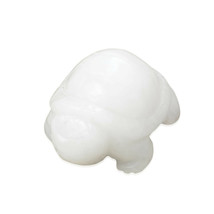 Natural Gemstone White Crystal Sculpted Turtle Statue For Wealth and pro... - £27.61 GBP