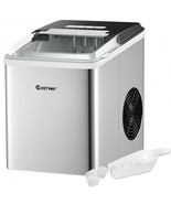 Stainless Steel 26 lbs/24 H Self-Clean Countertop Ice Maker Machine - £146.28 GBP