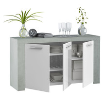White and Grey Sideboard - £214.40 GBP