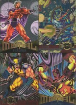 ORIGINAL Vintage 1995 Fleer Metal Marvel Uncut Card Sheet Wolverine Venom - £11.86 GBP