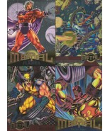 ORIGINAL Vintage 1995 Fleer Metal Marvel Uncut Card Sheet Wolverine Venom - £11.60 GBP