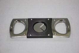 Elie Bleu Cigar Cutter Matte Black / Satin Stainless Steel  EBC1000 New image 12