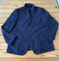 Van Heusen Men’s Button up Suit Jacket Size 40 Blue T1 - £29.92 GBP