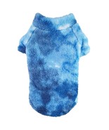 Plush Soft Lightweight Fleece Tie-Dye Blue Dog Pullover Sizes: XS - 4XL  - $24.99