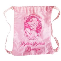 Disney Parks Bibbidi Bobbidi Boutique Pink Princess Cinch Sack Backpack Bag - $20.37