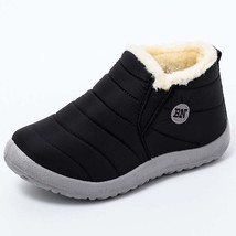 Snow Boots Women Boots Ladies Slip On Platform Shoes For Women Casual Wa... - £20.64 GBP