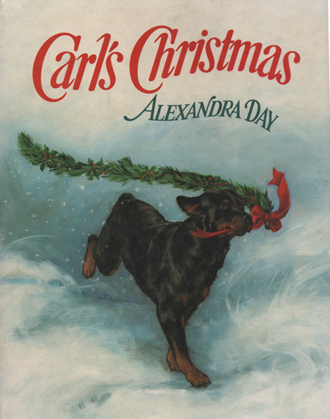 Dog Story: Carl&#39;s Christmas By Alexandra Day ~ HC 1991 - $5.99