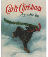 Dog Story: Carl&#39;s Christmas By Alexandra Day ~ HC 1991 - £4.71 GBP