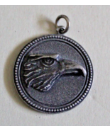 Pewter Pepi Eagle Spirit Animal Pendant Necklace Charm 3D No Chain - £9.76 GBP