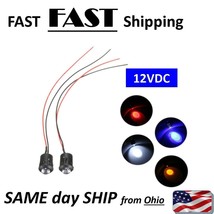 Flush Mount LED 12v DC - 12 volt LED blue white orange or red - big larg... - $8.99