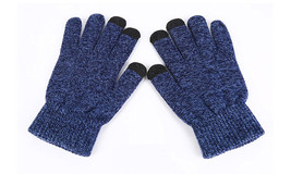 Blue Touchscreen Gloves - Navy Blue super quality non-slip grip - Touch Screen! - £4.98 GBP