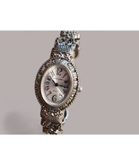 Faded Glory Women&#39;s Vintage-Style Quartz Watch Japan Movement Ornate Mar... - $25.89