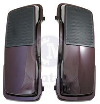 Black Cherry 6x9&quot; Speaker Lids for Harley Davidson Touring Models FLH FL - €163,71 EUR