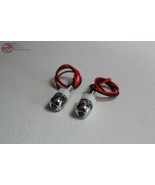Red LED Lighted License Plate Frame Fastener Bolts Harley Chopper Bobber... - €19,12 EUR