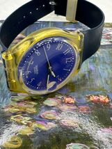 Swatch Watch Blu Lui GK400 Vintage 1992 - $49.00