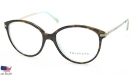 New Tiffany &amp; Co. Tf 2059-B 8134 Havana On Blue Eyeglasses 51-16-135 B43mm Italy - £129.08 GBP