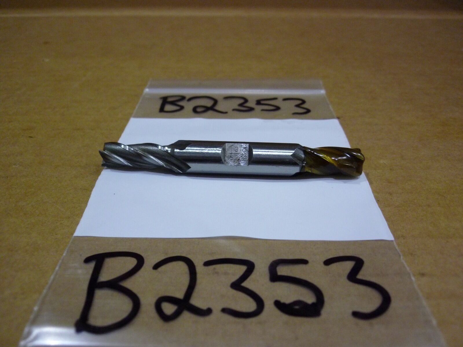 CHC 13/32&quot; DIA 3 7/8&quot; Long Double Sided End Mill (NOS) - $48.00