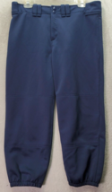 Mizuno Jogger Pants Womens Large Navy Softball Performance Polyester Tap... - $18.46