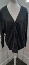 Eddie Bauer Women Cashmere Blend Button Up Sweater Shirt Size 2XL - £23.97 GBP