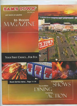 Sam&#39;s Town Casino Tunica Mississippi In Room Magazine &amp; Room Service Menu  - £13.78 GBP