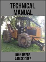 John Deere 740 Skidder Technical Manual TM1059 USB Drive - £14.20 GBP