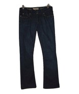 J &amp; Company Boot Cut Jeans Dark Blue Denim Zipper Fly Cotton Women&#39;s Siz... - £8.55 GBP