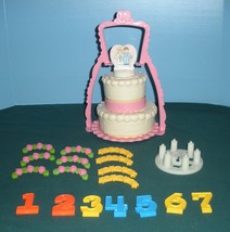 Vtg. Fisher Price Fun-with-Food #2152 Create-a-Cake Complete/EXC++-NR MINT! (H) - £55.95 GBP