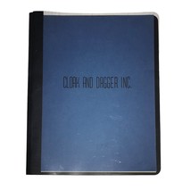 Vintage and RARE &quot;Cloak and Dagger Inc&quot; Pilot Film Script - $3,960.00
