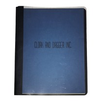 Vintage and RARE &quot;Cloak and Dagger Inc&quot; Pilot Film Script - £3,115.05 GBP