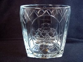 Crown Royal Cathedral whiskey glass diamond panels square base 8 oz - £5.60 GBP