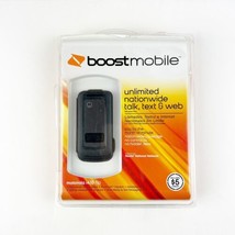Boost Mobile Motorola i410 Flip 3G Keyboard Cell Phone Black Open Box Pr... - $29.99