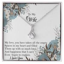 To My Wife Necklace. Anniversary Gift for Wife, Christmas Gift for Wife.... - £24.79 GBP+