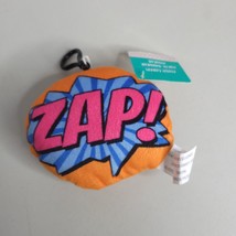 Keychain Zap Belt Loop Pillow 4&quot; Comics New - £5.56 GBP