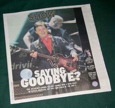 PAUL MCCARTNEY SHOW NEWSPAPER SUPPLEMENT VINTAGE 2002 - $464.80 MXN PAUL MCCARTNEY SHOW NEWSPAPER SUPPLEMENT VINTAGE 2002 - $464.80 MXN