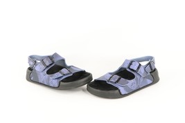Vintage Birkenstock Womens 5 Distressed Leather Sailing Boat Sandals Sho... - $49.45