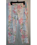 NEW WOMENS J.JILL linen stretch PRETTY FLORAL PULL ON CAPRI W/ POCKETS  ... - $555.92 MXN